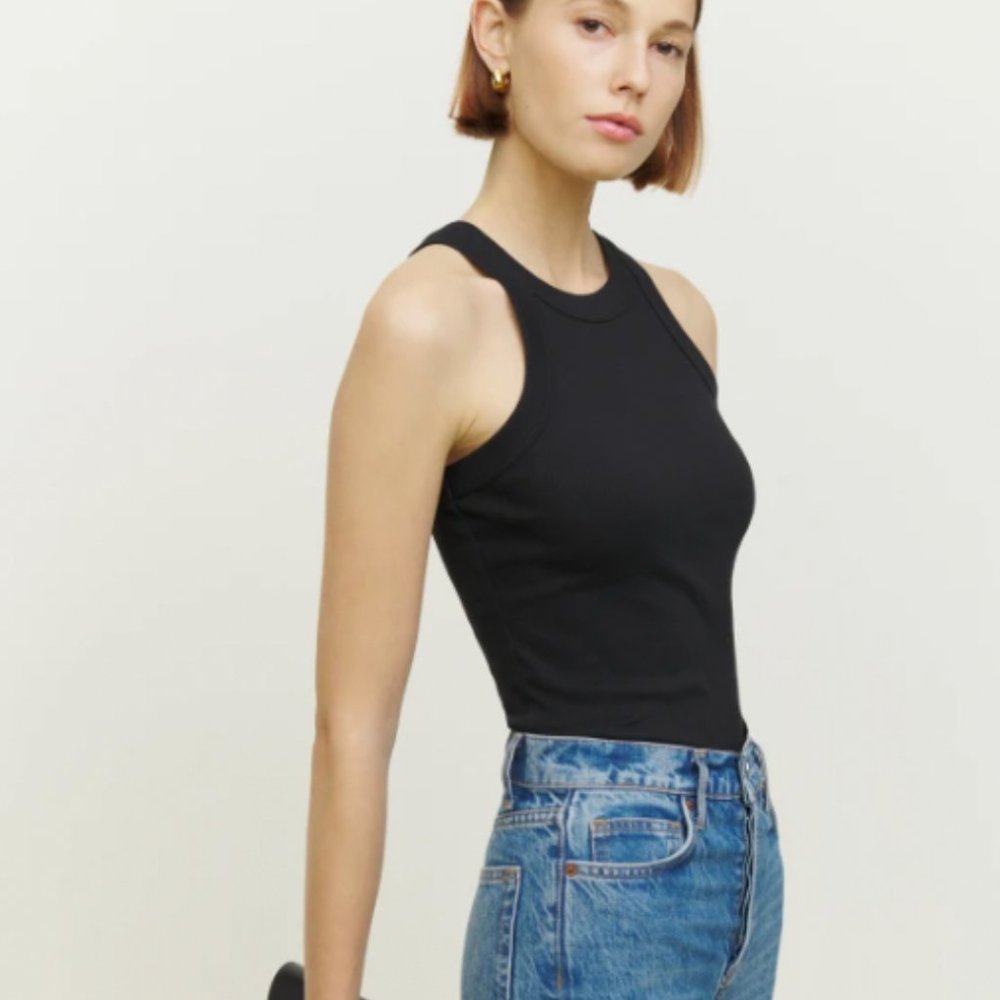 NWT Reformation Tasha Tank, Size S, Black